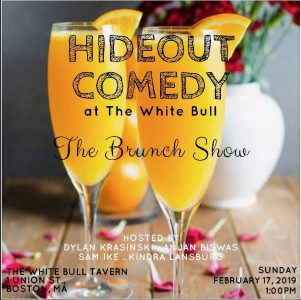 Hideout Comedy Brunch Show! (Brunch Included)