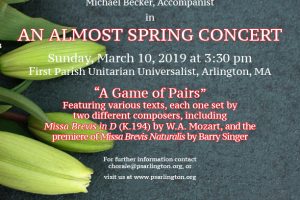 "Game of Pairs" - the Almost Spring Concert