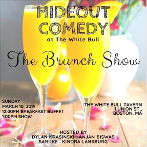 Hideout Comedy Brunch Show! (Brunch Included)