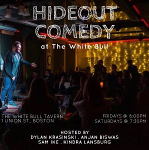 Hideout Comedy at The White Bull Tavern! 7pm