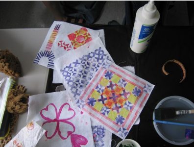 Fabric Stamping Workshop with Carol Anne Grotrian