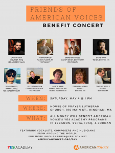 Benefit Concert for American Voices