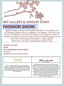 Art Gallery & Jewelry Event - FASHION SHOW