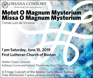 The Oriana Consort: BEMF Fringe Concert Series