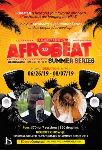 AfroBeats 2.0 Summer Series with Lesheriff & Jenny B