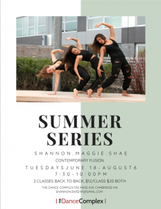 Summer Workshop Series - Contemporary Fusion with Maggie Lopez, Shaela Carpinito & Shannon Sweeny