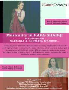 Musicality in Raqs Sharki aka Bellydance with Natassia and Soumaya
