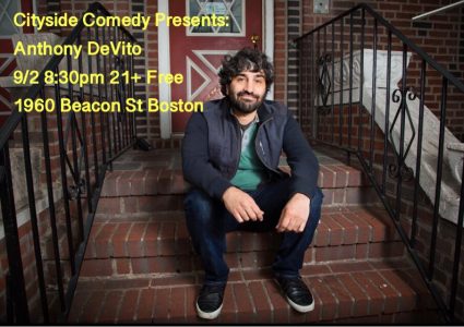 Cityside Comedy Presents: Anthony Devito! No Cover, 21+