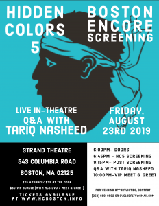 Hidden Colors 5 Boston Encore Screening (With Special GUEST Tariq Nasheed)