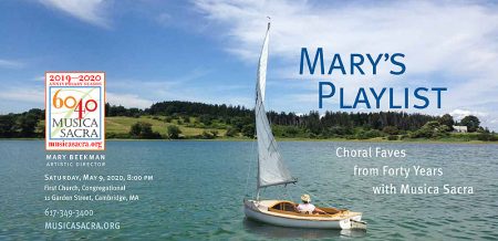 Mary's Playlist: Choral Faves from 40 Years with Musica Sacra