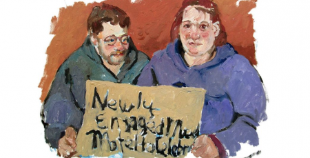 Panhandlers of Harvard Square: A talk with artist Marc Clamage
