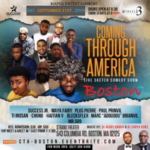 Coming Through America Boston