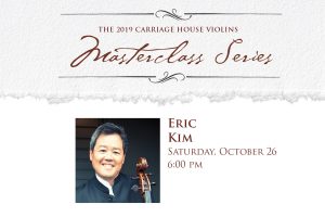 Eric Kim Cello Recital and Masterclass