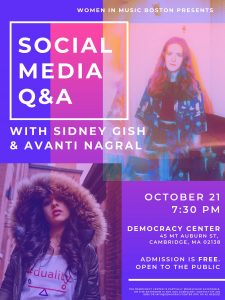 Social Media Panel with Sidney Gish and Avanti Nagral