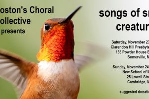 Triad: Boston's Choral Collective presents Songs of Smaller Creatures
