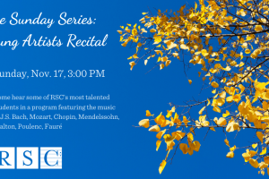 Free Sunday Series: Young Artists Recital