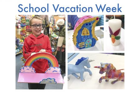 School Vacation Week in the Creative Adventures Studio