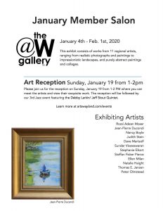 January Reception for Art at the W Gallery