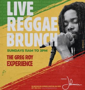 Reggae Sunday Brunch at Fenway Johnnie's 11am-3pm