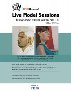 Live Model Sessions at the W Gallery