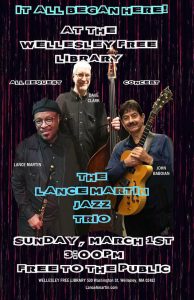 The Lance Martin Jazz Trio All-Request Show