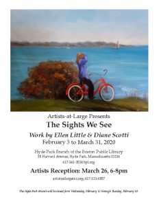 Artists-at-Large Presents: The Sights We See; Work by Ellen Little & Diane Scotti