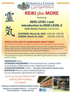 REIKI LEVEL I Certification and Introduction to REIKI LEVEL II