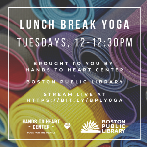 Graphic for Lunch Break Yoga