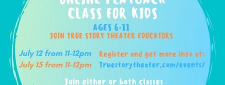 Online Playback Theatre class for kids