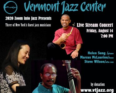 Helen Sung, Marcus McLaurine, and Steve Wilson- Livestream concert for the Vermont Jazz Center