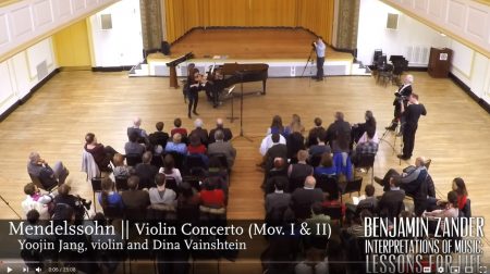 Video: Mendelssohn: Violin Concerto - 1st movement Benjamin Zander Interpretations of Music