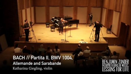 Video: Bach Violin Partita -Benjamin Zander Interpretations of Music