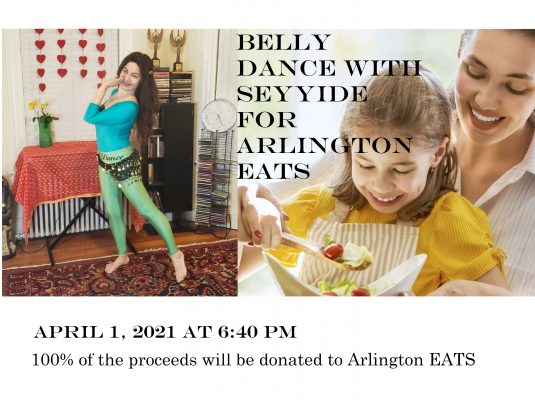 Intro to Belly Dance -- a fundraiser for Arlington EATS