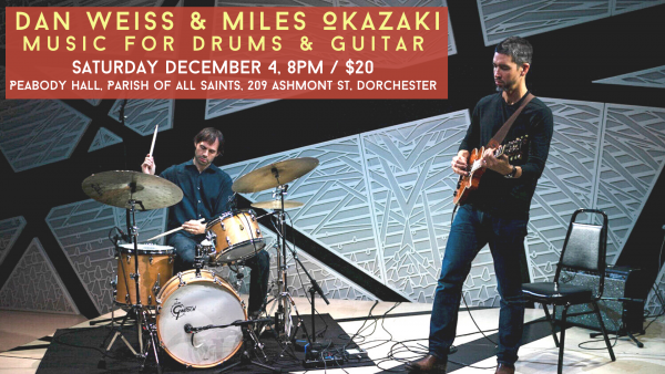 Dan Weiss & Miles Okazaki: Music for Drums and Guitar