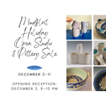 Mudflat Holiday Open Studio & Pottery Sale