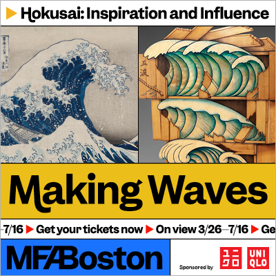 Making Waves: Hokusai Inspiration and Influences. MFA. Get your tickets now. On view  3/26-7/16
