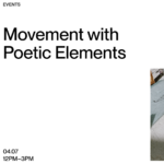 Movement with Poetic Elements