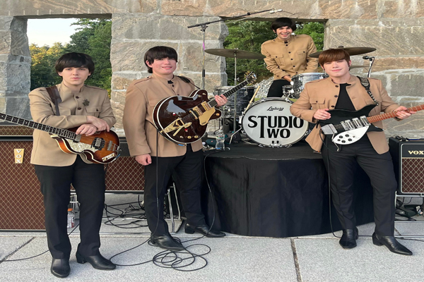 Studio Two - The Early Beatles Tribute at the Village Green Bandstand  