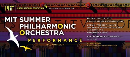 Free MIT Summer Philharmonic Orchestra Concert